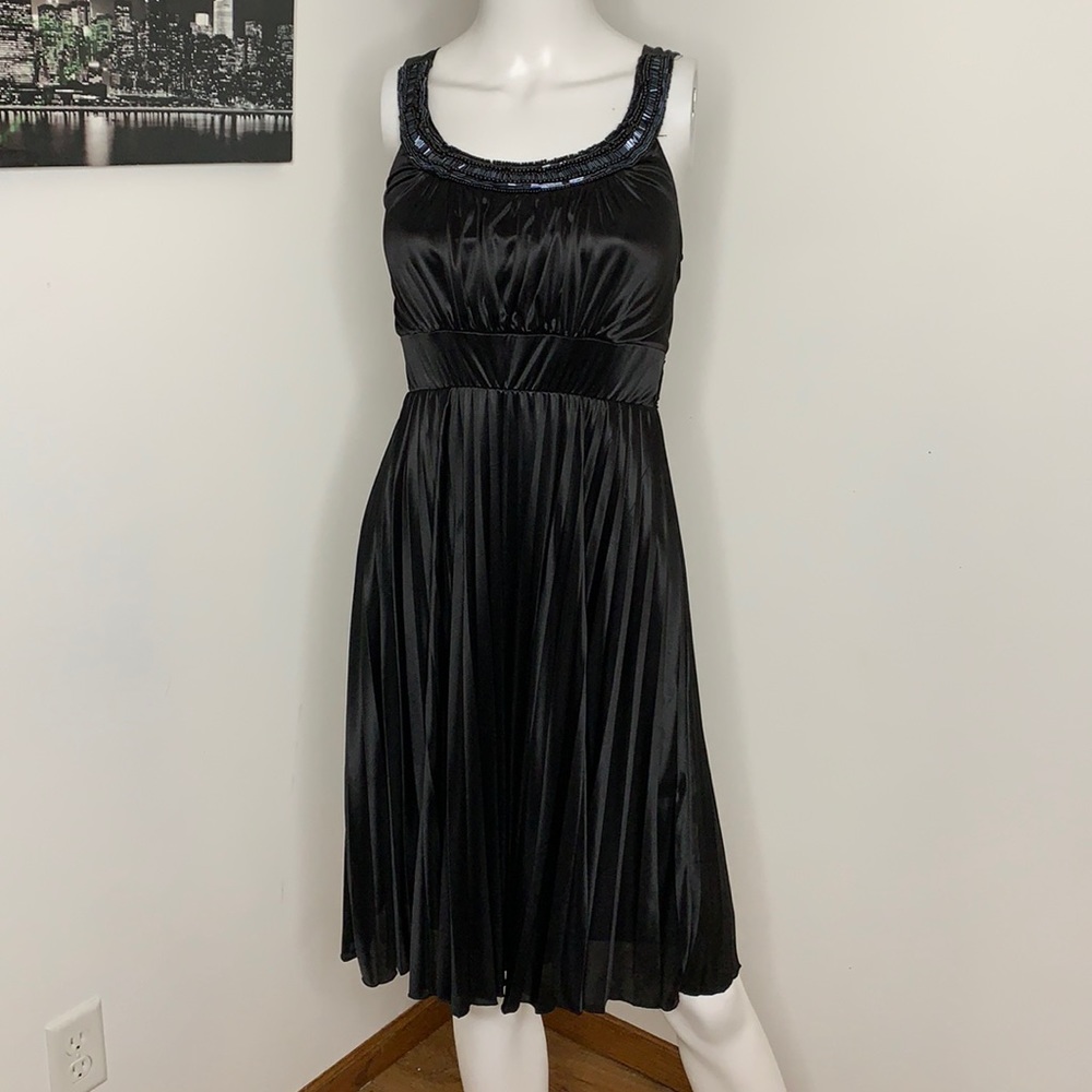 Gorgeous Studio Y Beaded Black Valentine's day Dress Size Small